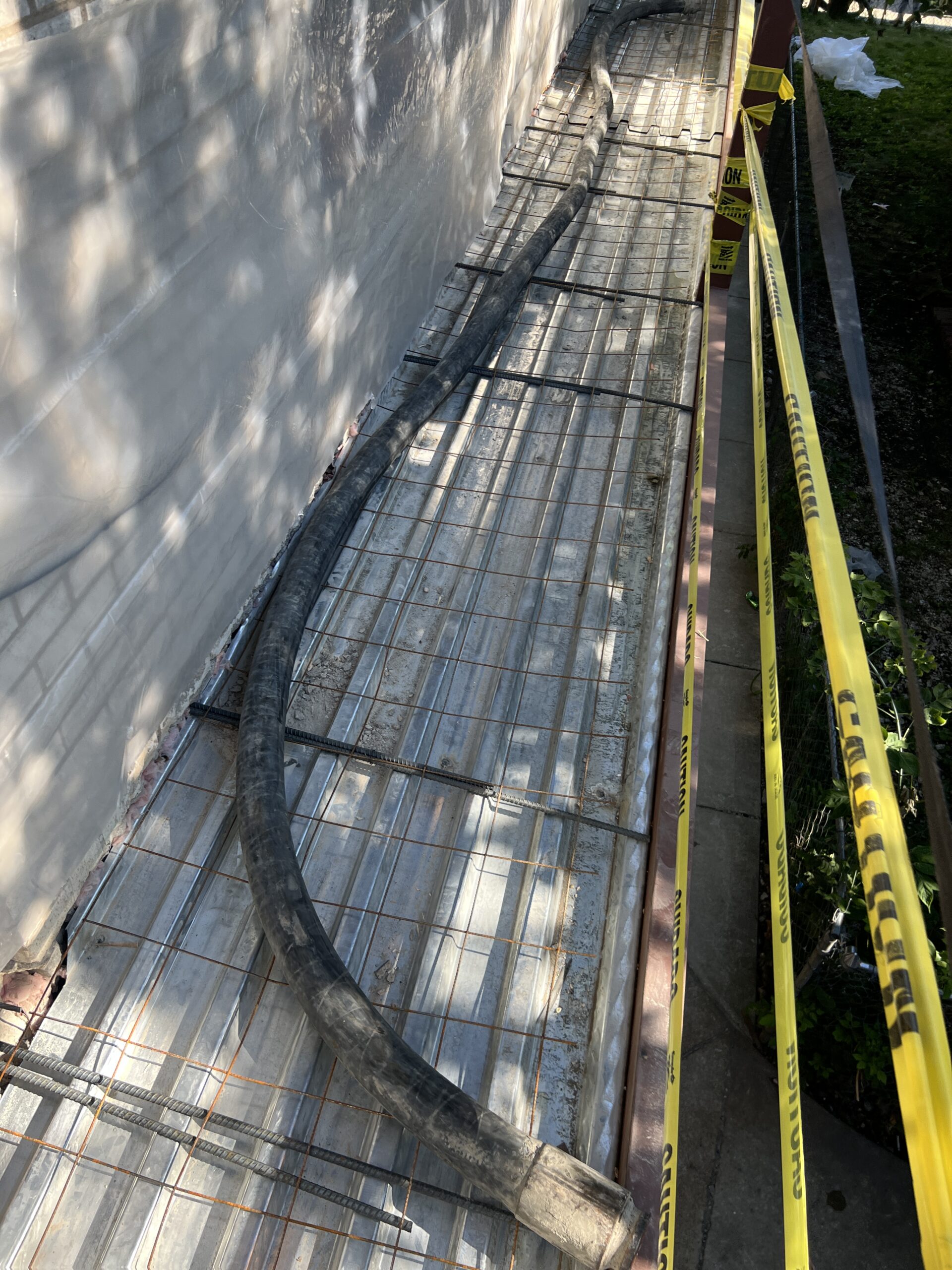 Alfa Construction jobsite in the Chicagoland suburbs